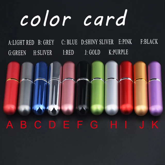 MUB - 6 PCS 5ml Refillable Portable Mini Perfume Bottle; Traveler Aluminum Spray Atomizer Empty Perfume bottle With Package Box - Image 4