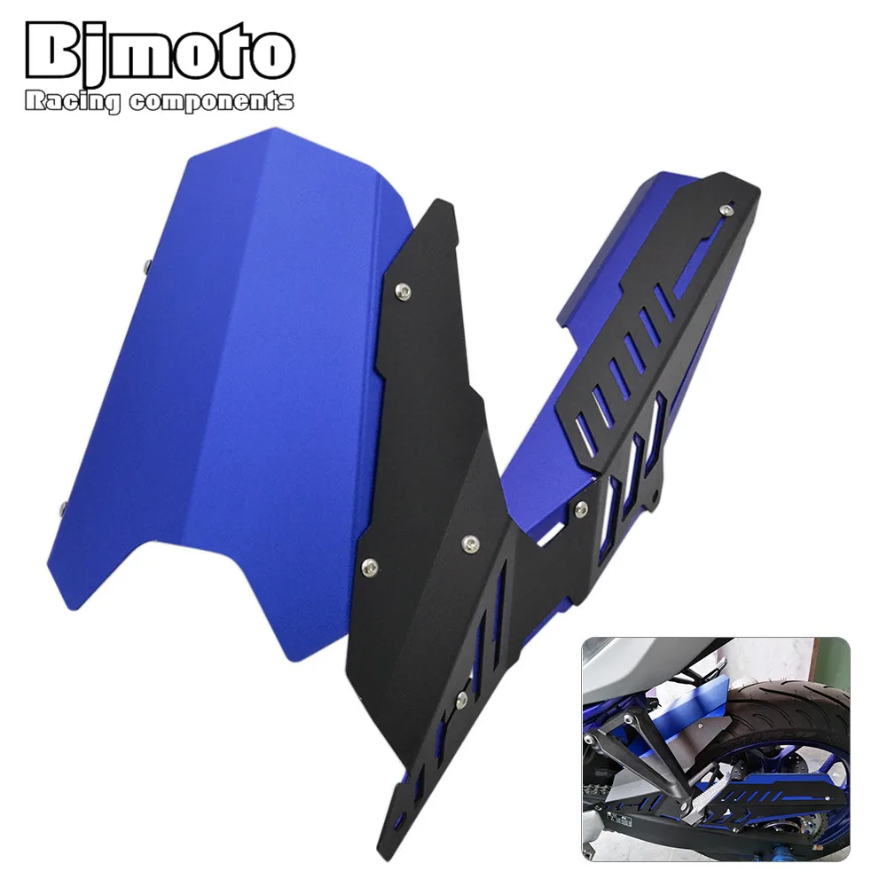 

BJMOTO Motorcycle Rear Fender Set Refit Plate Mudguard Tire Wheel Hugger Mud Splash Guard Fairing For Yamaha R3 R25 MT03 MT25