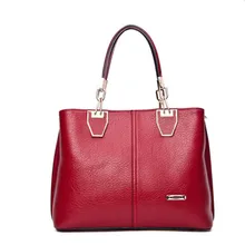 New Fashion Handbags Women PU Leather Shoulder Bags Elegant Women Bag Totes Large