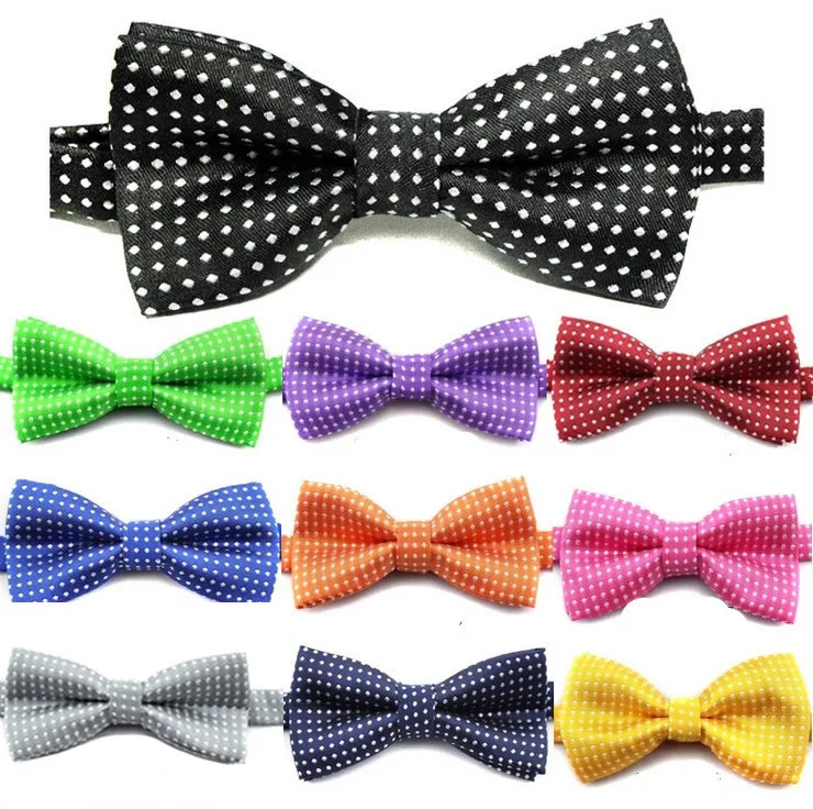 

100PC/Lot Polka Dots Pet Dog Bow Ties Adjustable Cat Dog Bowties Dog Neckties Pet Grooming Supplies