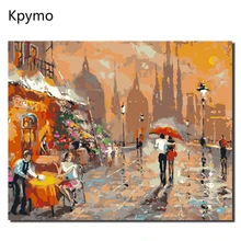 Безрамный любовник Diy цифровая картина маслом цифры акриловая краска абстрактная Современная Настенная живопись Холст Краска ing для домашнего декора VA-0200