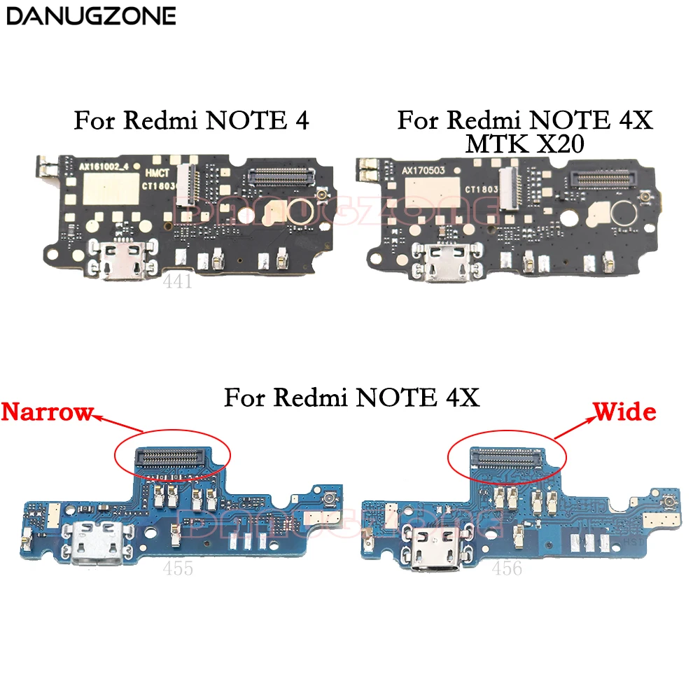 Зарядная док-станция usb порт разъем плата для зарядки гибкий кабель для Xiaomi Redmi NOTE 4/Redmi NOTE 4X X20