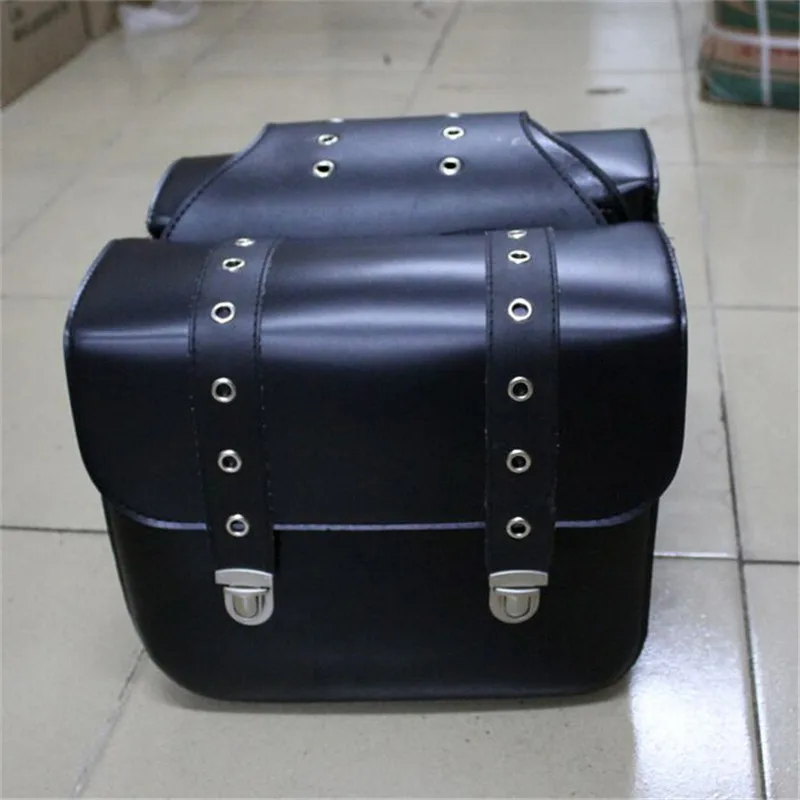 Black Motorcycle Saddle Bags Pu Leather Motorbike Side Bag Tool Luggage Motorcycle Accessories Universal Motorcycle Saddle Bags Black Motorcycle Saddle Bags Pu Leather Motorbike Side Bag Tool Luggage Motorcycle Accessories Universal Motorcycle Saddle Bags
