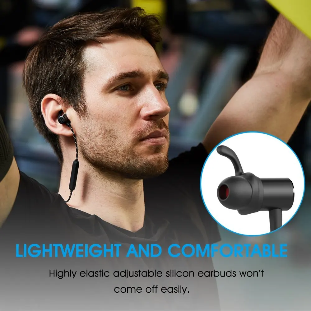 GEVO GV-18BT Wireless Headphone Bluetooth 5.0 APT-X Sport In ear Magnetic Stereo Bass Headset Earbuds Earphone For Xiaomi Phone