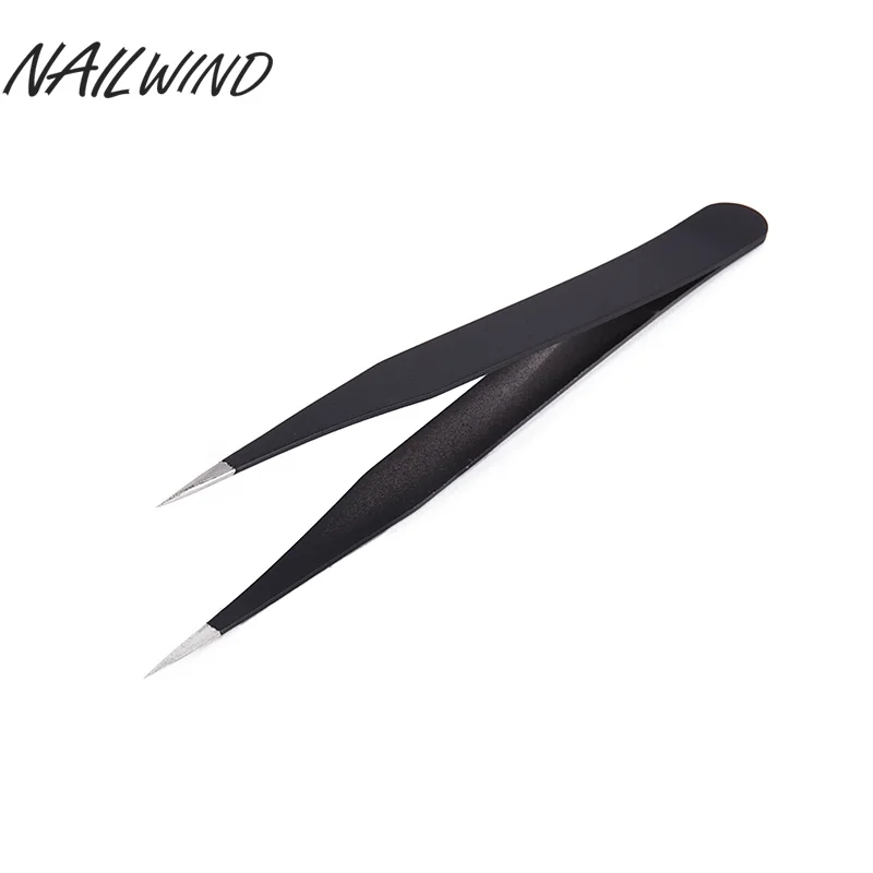 

High Quality Straight Nail Tweezers Nail Art Beauty Nipper Picking Tools