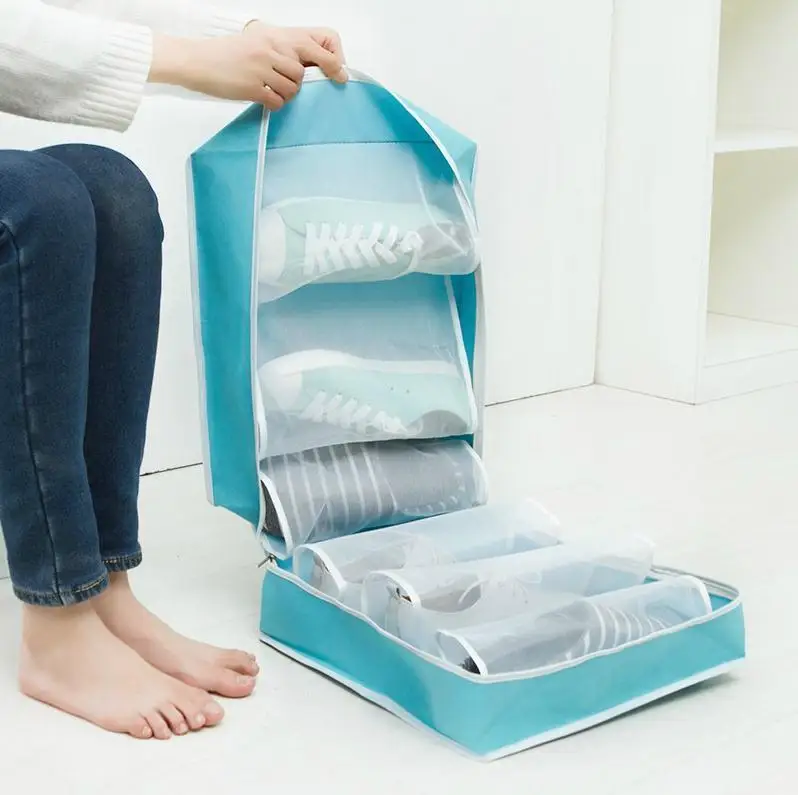 New Storage Bags Bag For Shoes Six Grid Dust proof Travel