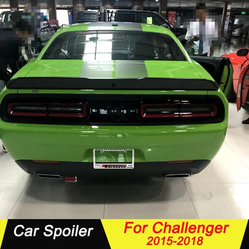 Для Dodge Challenger задний спойлер Высокое качество ABS Материал грунтовка цвет украшение в виде хвостового крыла