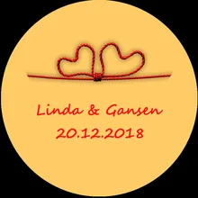 100 шт. пользовательские Стикеры и индивидуальный логотип свадьбы Стикеры s ваш собственный дизайн Стикеры s персонализированные Стикеры s Boda