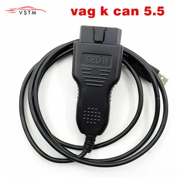 

Diagnostic Cable Connector VAG K CAN Commander 5.5+ Pin Reader 3.9Beta Kilometers Program OBD2 Scanner Free Shipping