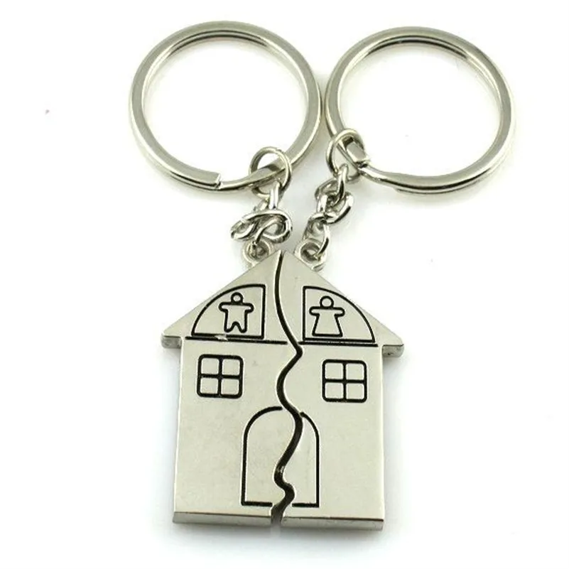 

Creative House Metal Palms Keychain For Women Fashion Couple Key Chains K1622