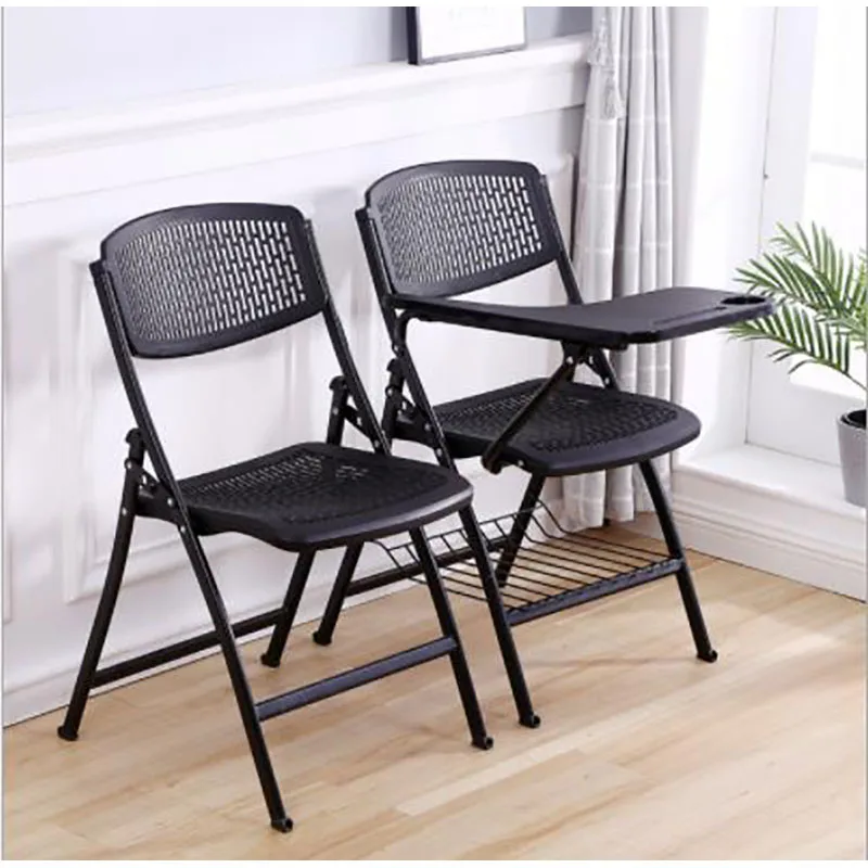 

Folding Chair Training Chair with writing board office meeting chair meeting desk chair integrated chair plastic breathable back