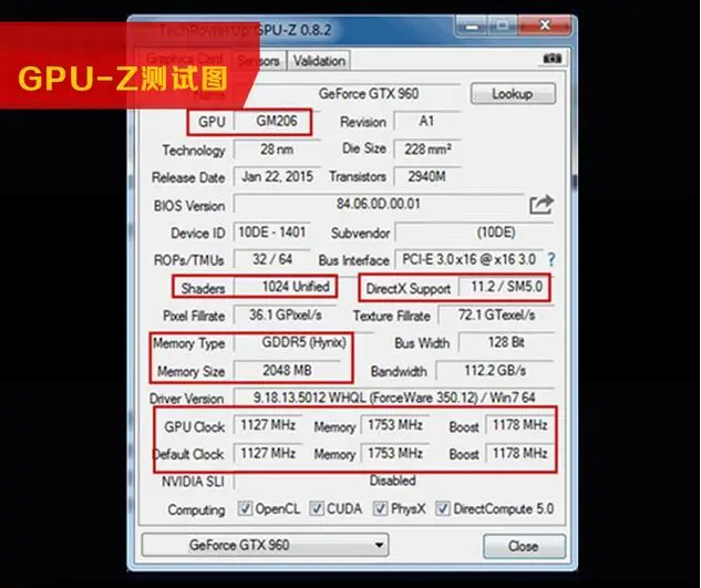 GTX9602GD5 GPUZ