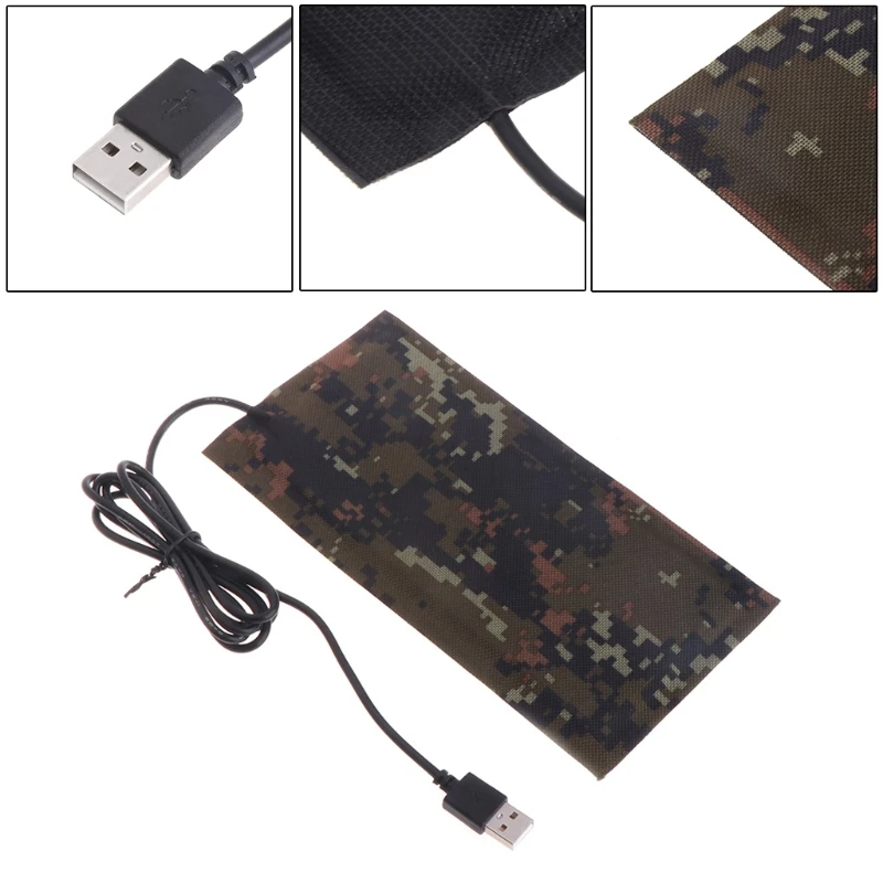 Водонепроницаемый ПЭТ USB тепло коврик рептилия углеродного волокна постоянная грелка кровать 5 Вт 7 Вт низкое энергопотребление