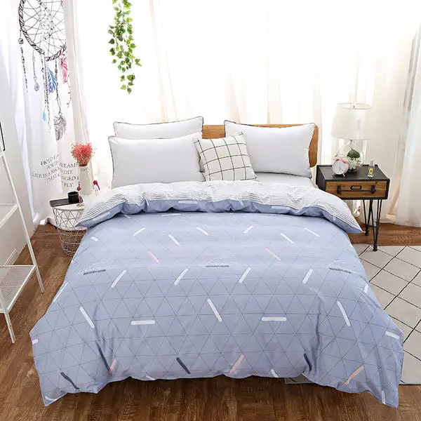 

Bedroom Duvet Cover with Zipper Quilted Cover Duvets Comforter Cover 100% Cotton1 Pcs Bed set Queen King Twin Full Size Edredon