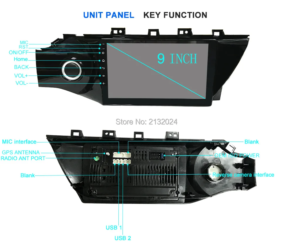 Cheap Funrover 9" Android 8.0 2 din Car radio multimedia player for Kia K2 RIO 2017 2018 radio GPS Navigation navi autoradio RDS EQ BT 15
