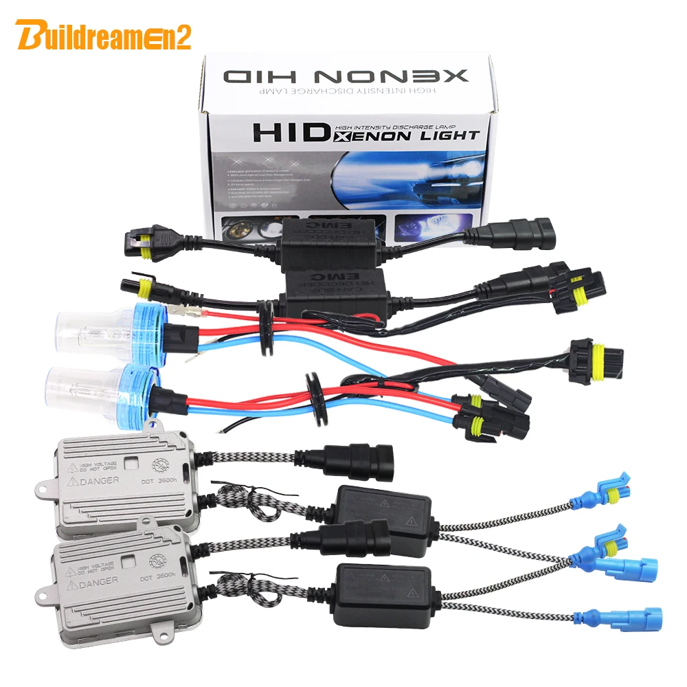 Buildreamen2 55W H7 Canbus HID Xenon Kit Anti Flicker AC Ballast Bulb Decoder 3000K 4300K 6000K 8000K Car Headlight Fog Light Buildreamen2 55W H7 Canbus HID Xenon Kit Anti Flicker AC Ballast Bulb Decoder 3000K 4300K 6000K 8000K Car Headlight Fog Light