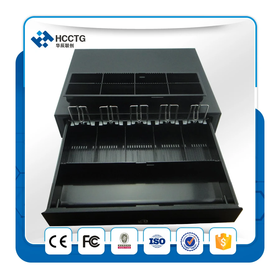 

HS-410A Freight Can Reduce Three positions of key. RJ12 Micro Switch Cash machine , Connect POS For Retail, Large Cash Drawer