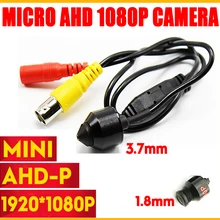 HD Металлическая Цилиндрическая 1080P 1920*1080 камера видеонаблюдения AHD Мини CCTV H.264 3,7 мм/1,8 мм объектив 2.0MP Проводная цветная супер маленькая камера