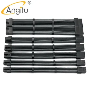 

Custom Make Computer 24Pin ATX, CPU 8Pin, Dual GPU 8Pin PCIe, Dual GPU 6Pin PCI-E Power Extension Cable Kit