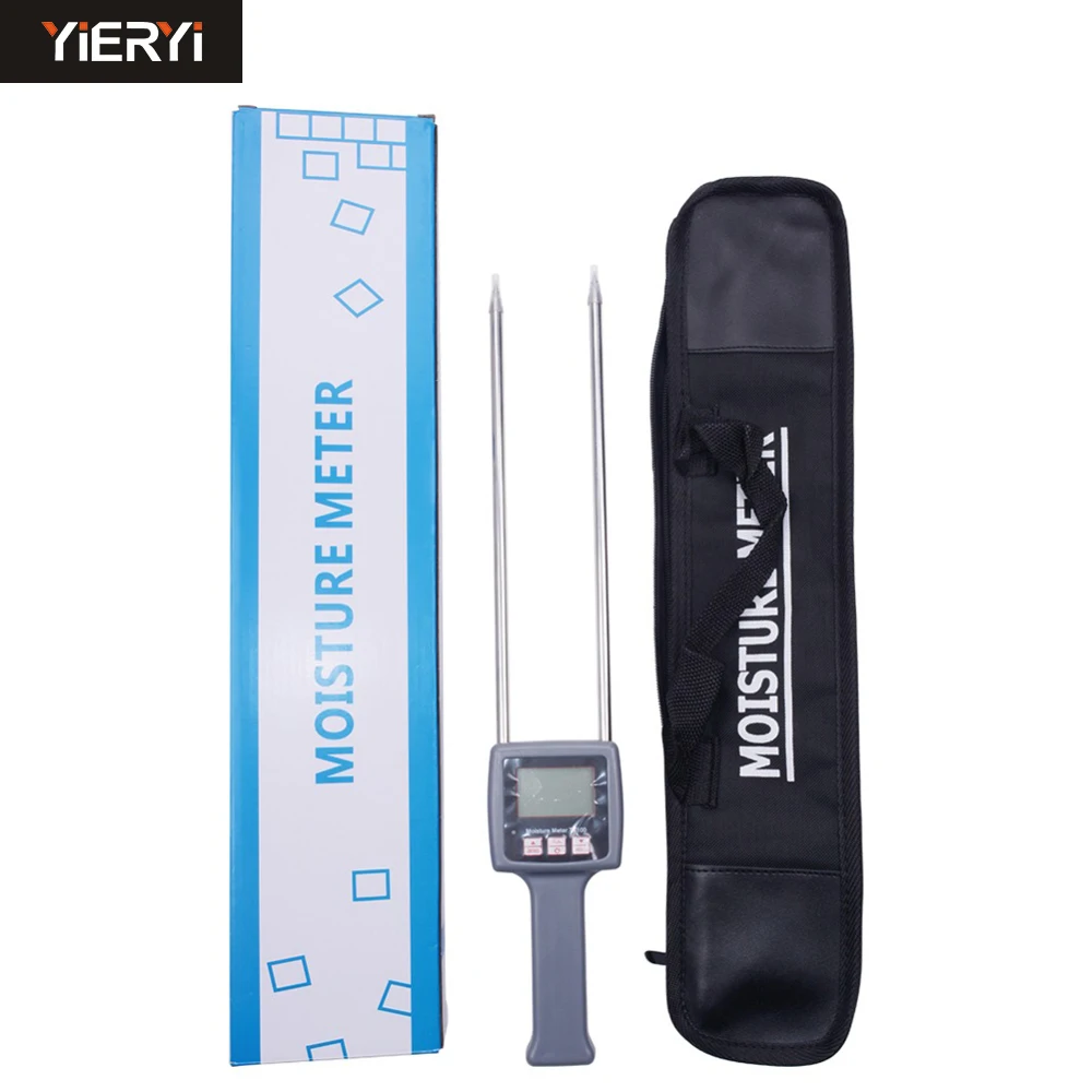 

yieryi 2 pcs TK100 Portable Digital Multifunctional Moisture Meter For Grains,Chemical , Plastic Granule, Soap Powder, Soil