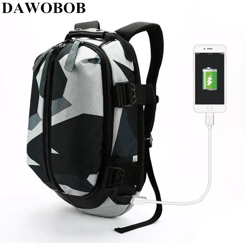Повседневный мужской рюкзак 14/16 дюйма с USB зарядкой для ноутбука дорожная