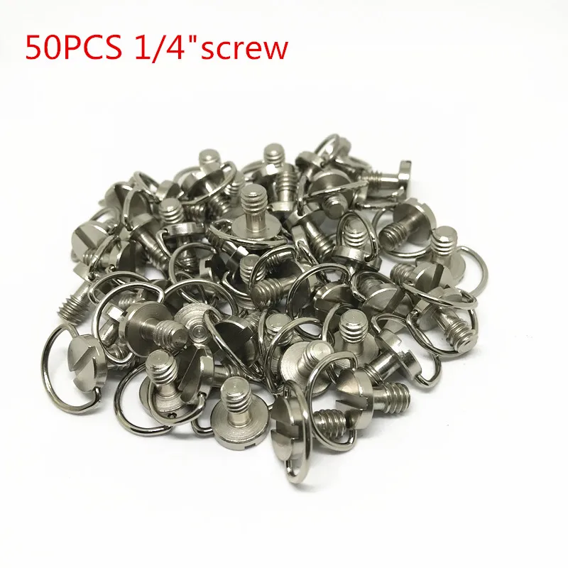 Prix pour 50 PCS 1/4 "caméra Vis De Connexion En Captivité 1/4" pliage D-Anneau Adaptateur Vis pour Cam Trépied Manfrotto et Plateau Rapide Prix pour 50 PCS 1/4 "caméra Vis De Connexion En Captivité 1/4" pliage D-Anneau Adaptateur Vis pour Cam Trépied Manfrotto et Plateau Rapide