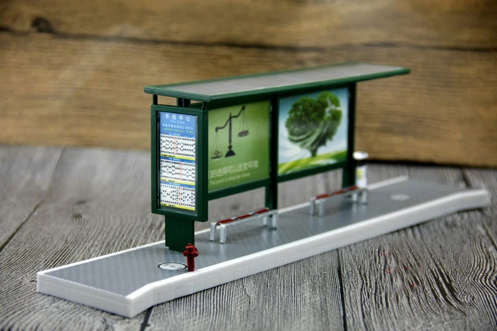 Combinado com o Modelo da Cena da Mostra do Ônibus o Modelo da Plataforma do Ônibus Pode Ser 1:431:42 4 ser combinado com o modelo da cena da mostra do ônibus 1:431:42
