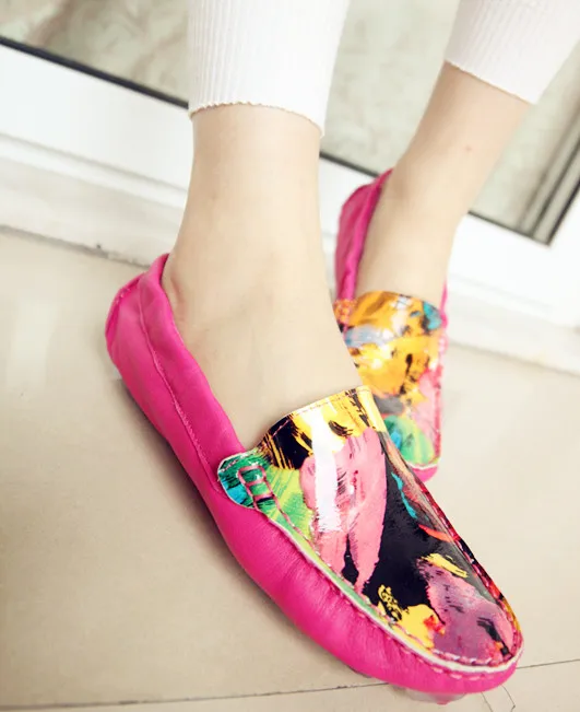 High quality first layer of cowhide quality shoes gommini women's