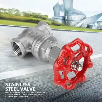

DN15 Gate Valve Stainless Steel Gate Valve BSPP G1/2 Sluice Valve for Water Oil Gas valvula solenoide air valve