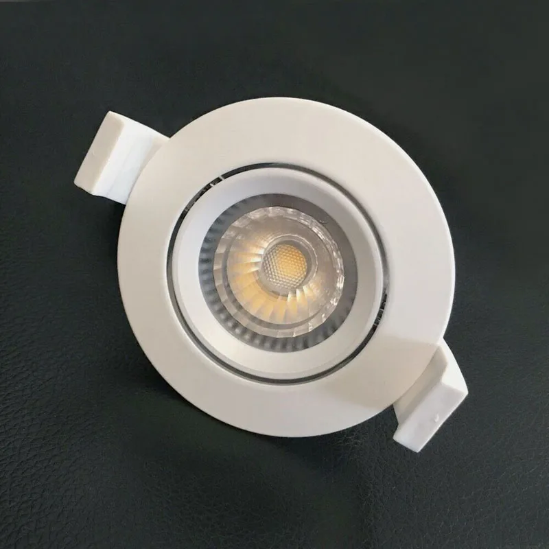 12 шт. 6 Вт/7 Вт без водителя COB LED Donwlights кухонная спальня фойе Driverfree с регулируемой
