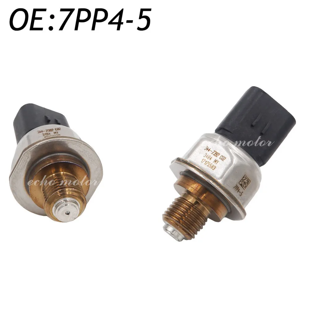 

New 2pcs 7PP4-5 Fuel Rail Pressure regulator Sensor Switch valve Transducer For caterpillar 3447392 3447392C02