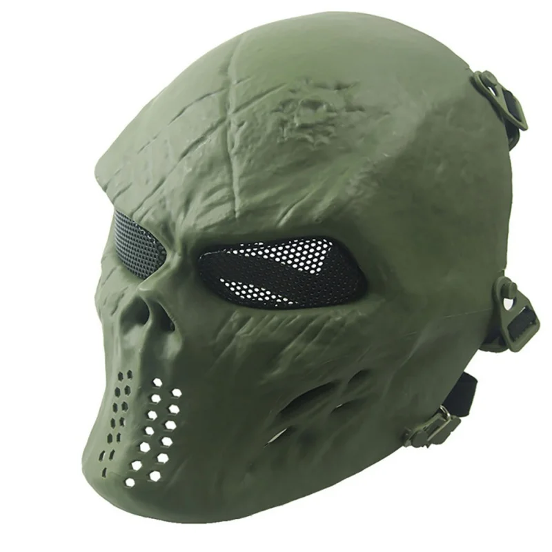 Airsoft Army Games TPR маска героя Глаз Череп Скелет полное лицо Хэллоуин Вечерние Маски для косплея вечерние принадлежности для декора