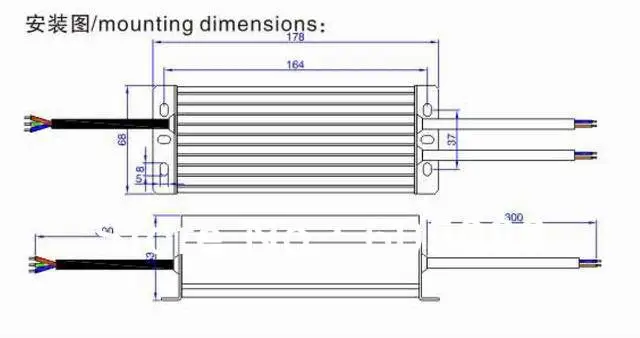 DC12V 60 Вт источника питания, адаптер питания для Светодиодные полосы/модуль/бар, ce/rohs/saa, 50 шт./лот торговля, DHL/EMS/FedEx