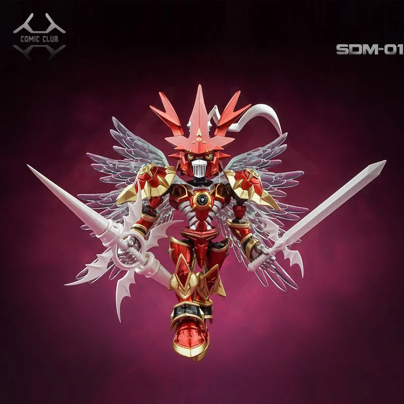 Comic Club INSTOCK TONGMONG ex SD NX Цифровой Монстр дигимон DUKEMON малиновый режим игрушка