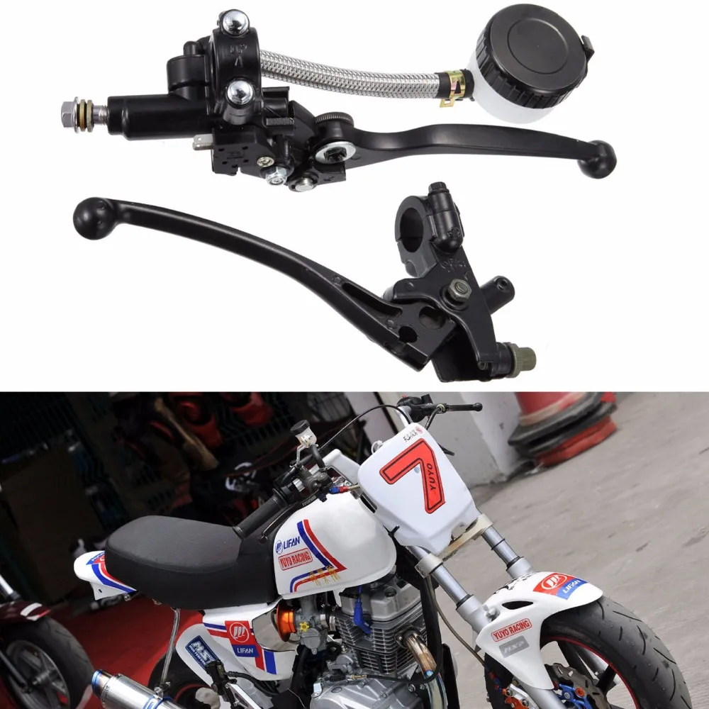 Motorcycle 7/8" Handle bar Hydraulic Brake Clutch Master Cylinder