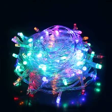 25 м 200 светодиодный Рождество светодиодный свет Строка 220 В Свадебные праздник ночные вечерние Крытый украшения светодиодный свет