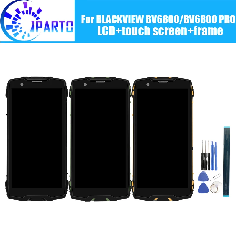 

BLACKVIEW BV6800 LCD Display+Touch Screen Digitizer +Frame Assembly 100% Original LCD+Touch Digitizer for BLACKVIEW BV6800 PRO
