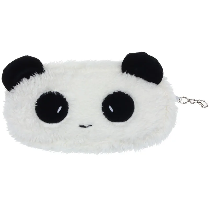 

Cute Coin Purses Portable Cotton Plush Panda Coin Money Pencil Case Purse Bag Wallet Cosmetic Makeup Bag Drop Ship Wholesale #Y