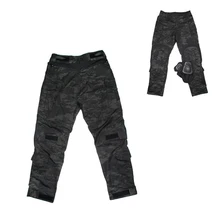 Мультикам черный G3 армейские 3D Штаны MCBK Ripstop армейские Штаны с защита колена/MCBK прочные армейские брюки из рипстопа