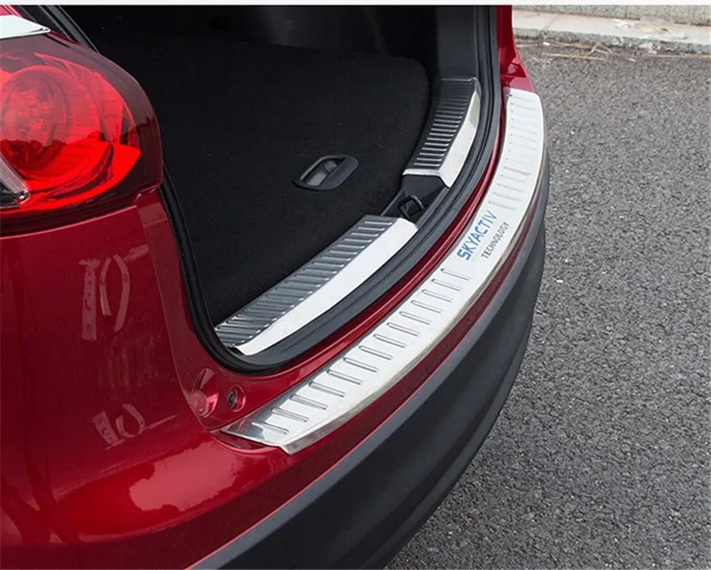 

stainless steel Rear Bumper Protector Sill Trunk Tread Plate Trim for Mazda cx-5 cx5 Second generation 2017-2019 Car Styling