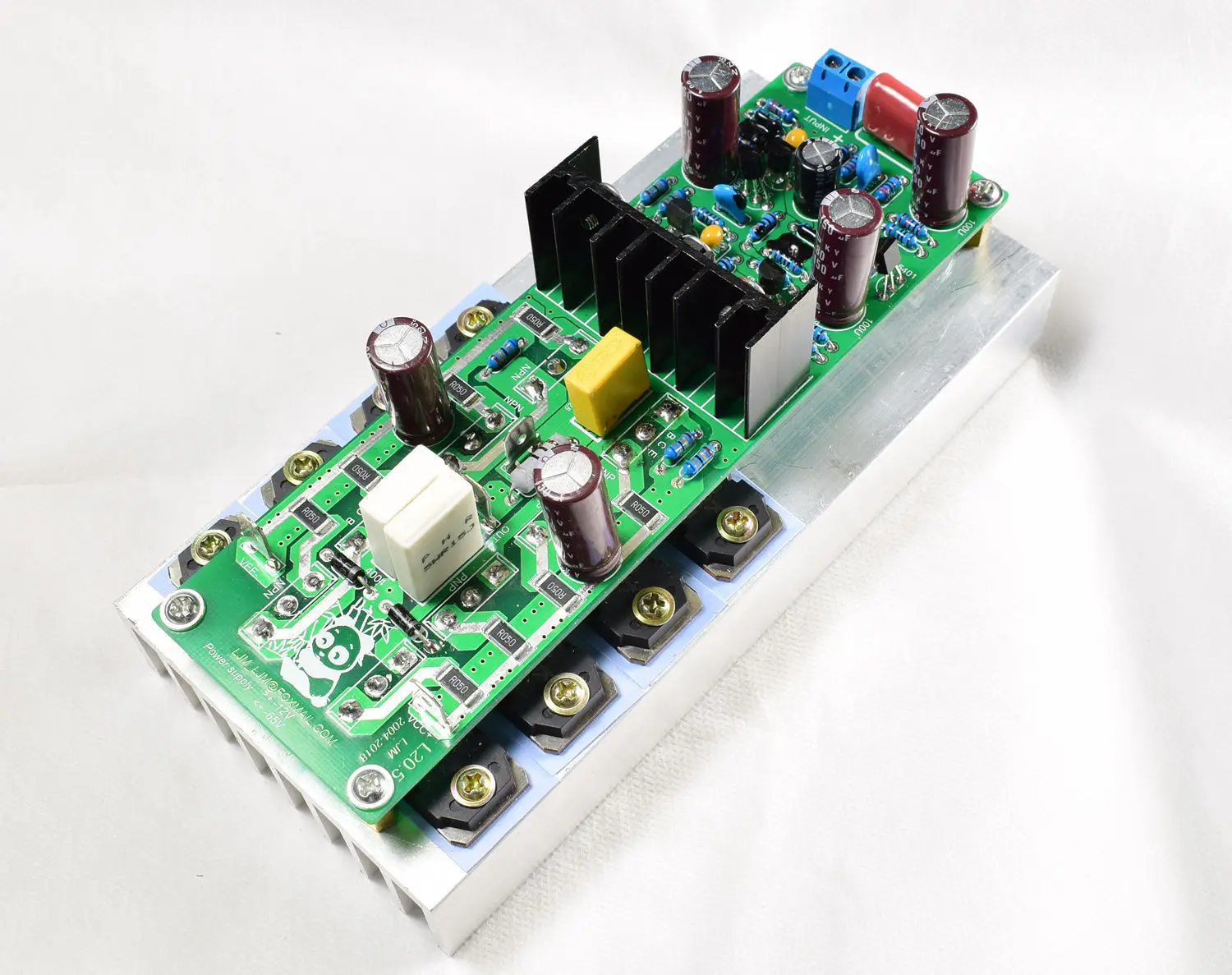 

DIYERZONE Assembeld Mono LJM L20.5 Ultra low distortion Power amp board + heatsink L9-13