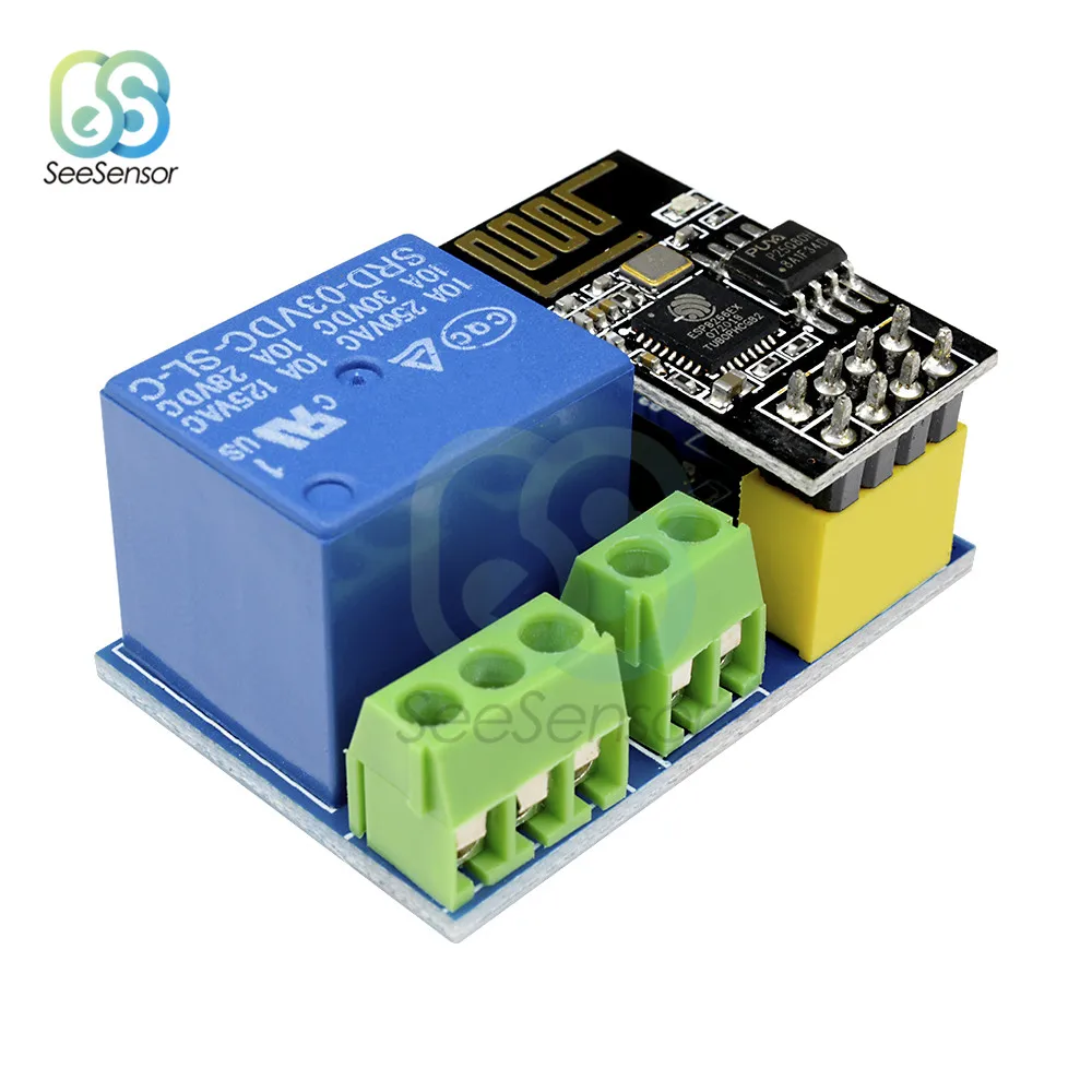 

ESP8266 5V 1CH WiFi Relay Module Things Smart Home Remote Control Switch Phone APP ESP-01S Module