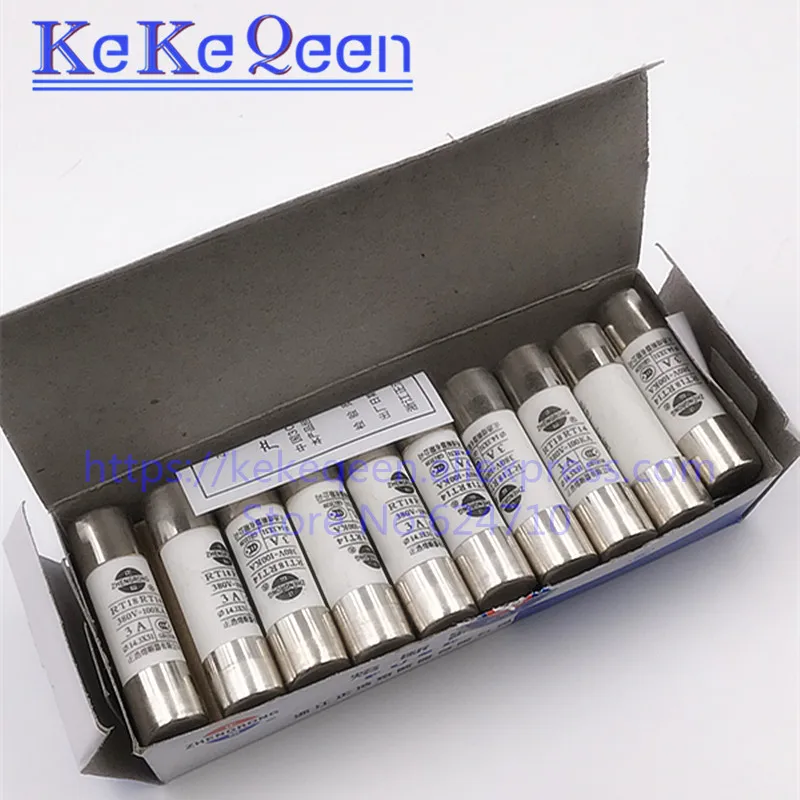 1 шт. предохранитель RO16 14*51 мм 14 3*51 1A 2A 3A 5A 10A 16A 25A 32A 40A 50A 63A 380V/500V керамический