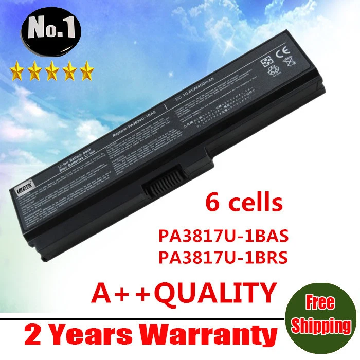 Wholesale New 6 cells Laptop Battery For Toshiba Satellite L700 L730 L750 C600D A600 A655 series