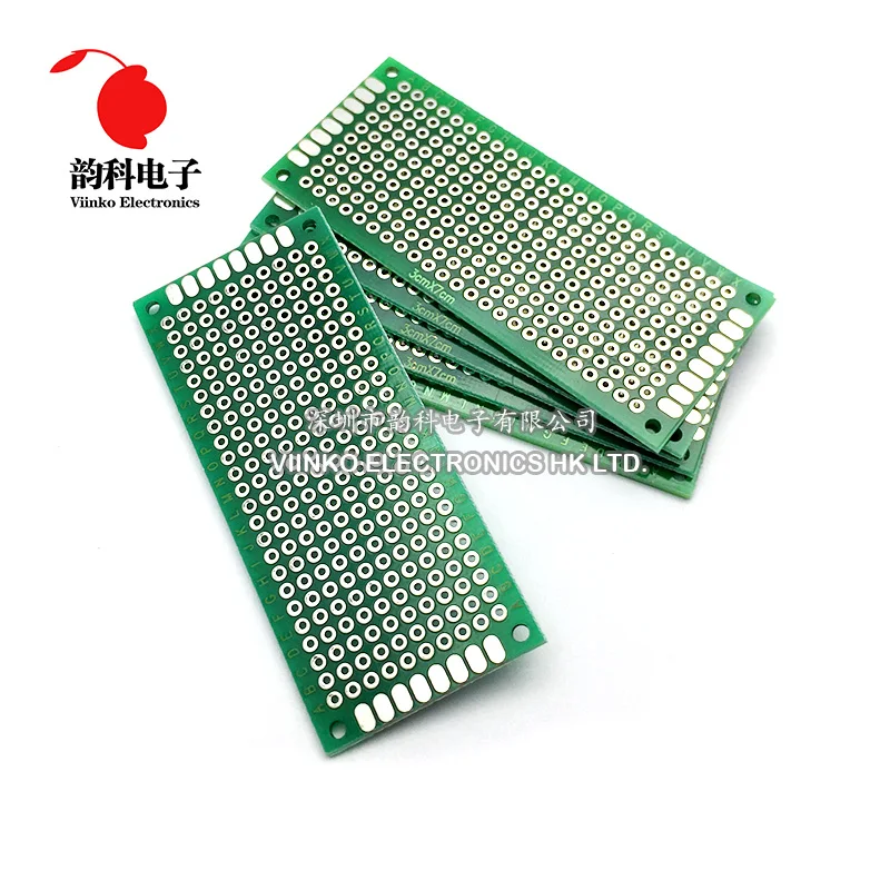 

5pcs 3x7cm 3*7 Double Side Prototype PCB diy Universal Printed Circuit Board