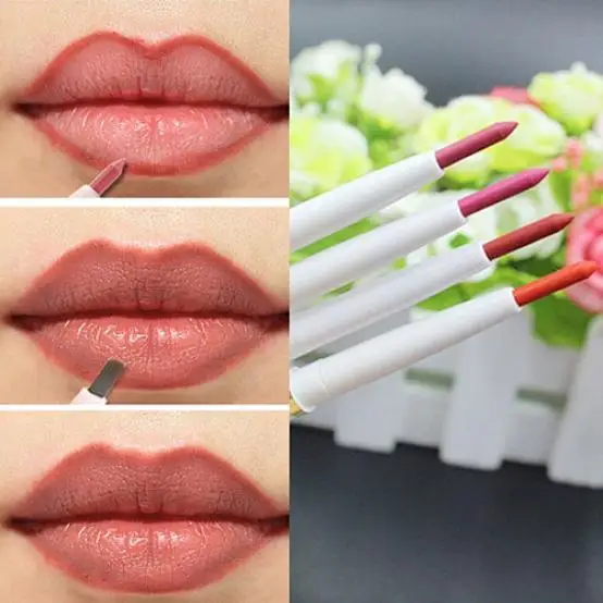 

1pcs Smooth Levre Makeup Women Lipliner Pencil Automatic Long-Lasting Natural Makeup Waterproof Lip Liner Pen