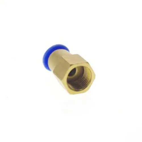 

x5 One Touch Push In Tube Straight Union Connector Female BSPT 1/4" to 6mm