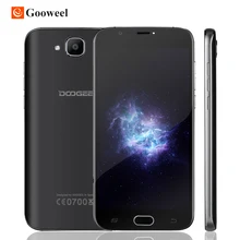 Оригинал DOOGEE X9 мини Сотовый телефон MT6580A Quad Core Android 6.0 смартфон 5.0 ”Экран HD RAM 1 ГБ ROM 8 ГБ Dual SIM 3 Г WCDMA