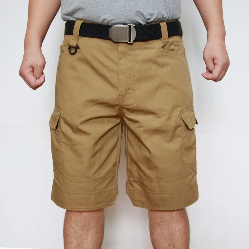 2018 Summer Short Men Work shorts Rip-stop Multiple Pocket Military tactical Short Plus Size Brand Clothing ID805-A