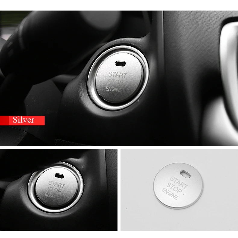 Автомобильный двигатель кнопка запуска стоп клейкая наклейка ключ аксессуары автомобильный Стайлинг переключатель для Mazda 3 BM BN 6 GJ1 GL CX-4 CX4 CX-5 CX5